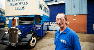 McCarthy's Removals Bedford Van