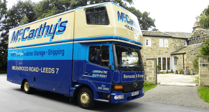 McCarthy's Removals Van Close