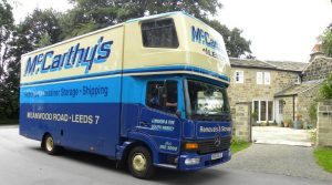 mccarthys removals van