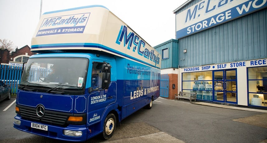 Removals van outside Self Store (1)